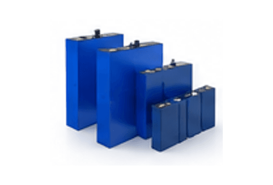 Blue prismatic battery cells for energy storage systems